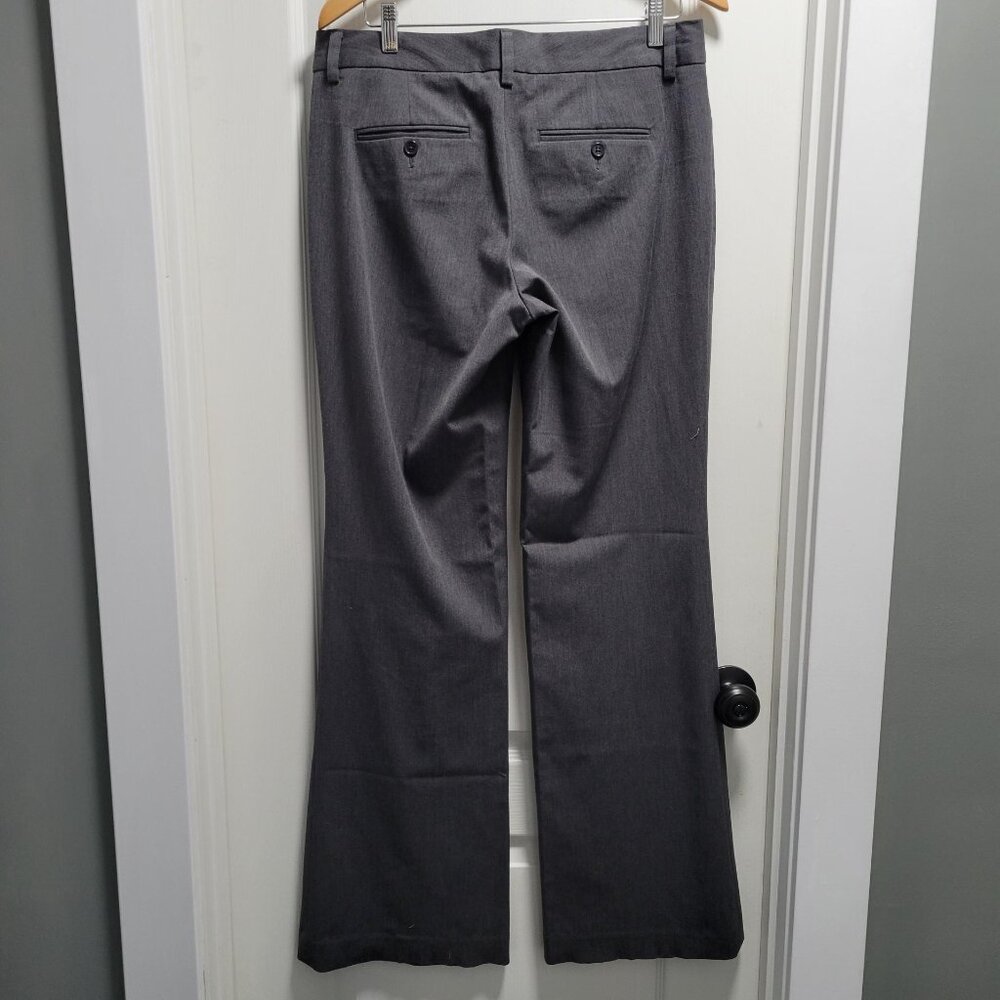 Express Editor Gray Straight Leg Pockets Career Pants Bottoms 10L Long Dress